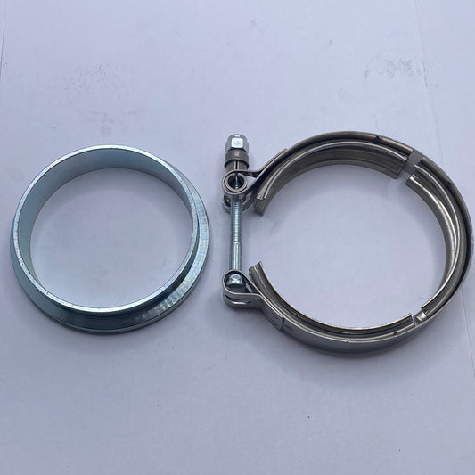 T3 .82 ar 3 inch band ring and clamp for hx35 hx40 turbine housing
